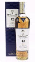 Lote 26 - WHISKY MACALLAN 12 ANOS, DOUBLE CASK - Garrafa de Whisky Double Cask, 12 Years Old, Highland Single Malt Scotch Whisky, The Macallan Distillers, Escócia, (700ml - 40% vol.). Em caixa de cartão original. Nota: garrafa idêntica à venda por € 91,95