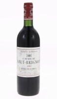 Lote 81 - CHATEAU HAUT-BRIGNON 1992 - Garrafa de Vinho Tinto Francês, Grand Vin de Bordeaux 1992, Premieres Cotes de Bordeaux, Gironde, França, (750ml - 12,5%vol.)