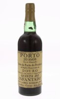 Lote 119 - PORTO QUINTA DO INFANTADO 20 ANOS - Garrafa de Vinho do Porto, Doce-Alourado, Envelhecido em Casco, engarrafado em 1982, Quinta do Infantado, João Lopes Roseira, Gontelho, Alto Douro, (750ml)