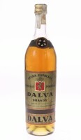 Lote 190 - BRANDY DALVA 5 ESTRELAS - Garrafa de Brandy, Extra Especial, C. da Silva Vinhos, Vila Nova de Gaia, (950ml - 36%vol.)