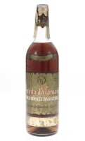 Lote 312 - BAGACEIRA QUINTA DO TAMARIZ 1913 - Garrafa de Aguardente Bagaceira Preparada, 1913, Soc. Agrícola da Quinta de Santa Maria, Barcelos, (950ml - 45%vol.)