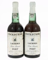 Lote 313 - PORTO COCKBURN'S LACRIMA – 2 garrafas de Vinho do Porto, Branco Cockburn Smithes & Cia, (750ml)