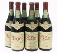 Lote 331 - DÃO FEDERAÇÃO DOS VINICULTORES - 6 garrafas de Vinho Tinto, Dão Região Demarcada, Federação dos Vinicultores do Dão, (750ml)