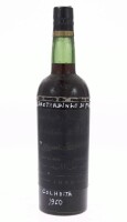 Lote 387 - BASTARDINHO DE PALMELA 1960 - Garrafa de Vinho Bastardinho de Palmela, 1960, Xavier Santana, Quinta das Grades, Palmela, (750ml)