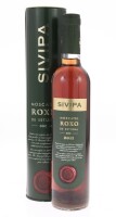 Lote 396 - MOSCATEL DE SETÚBAL 2011 - Garrafa de Vinho Moscatel Roxo de Setúbal, DOC, 2011, Sivipa Soc. Vinícola de Palmela, (500ml - 17%vol.). Nota: em caixa/tubo de metal original