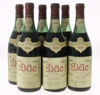 Lote 406 - DÃO FEDERAÇÃO DOS VINICULTORES - 6 garrafas de Vinho Tinto, Dão Região Demarcada, Federação dos Vinicultores do Dão, (750ml)