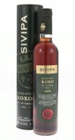 Lote 421 - MOSCATEL DE SETÚBAL 2011 - Garrafa de Vinho Moscatel Roxo de Setúbal, DOC, 2011, Sivipa Soc. Vinícola de Palmela, (500ml - 17%vol.). Nota: em caixa/tubo de metal original