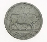 Lote 88 - IRLANDA, MOEDA DE 1 SHILLING EM PRATA 750, ANO 1930- Moeda da Irlanda de 1930 com 5,3 g, diâmetro 23,6 m. .Nota: sem classificação atribuída pela Oportunity Leilões, cabe ao licitante atribuir a classificação e a valorização que entender corre