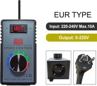 Lote 92 - Regulador eletrônico de tensão é projetado para uma ampla gama de aplicações, incluindo regulação de velocidade, regulação de tensão, regulação de temperatura e regulação de luz. Para usar, ajuste o botão frontal para a posição "0", conecte o ca