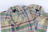 Lote 367 - Lote de 2 camisas tamanho XS da mesma marca - Camisa de flanela Noah é fabricada em 100% algodão, oferecendo um toque suave, confortável e respirável. Concebida para ter estilo, esta camisa de flanela clássica apresenta um padrão intemporal, o 