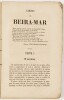 Lote 1 - 1ª E ÚNICA EDIÇÃO: CARTAS DA BEIRA-MAR - Augusto Philippe Simões, Coimbra, Imprensa da Universidade, 1867. Raríssima primeira e única edição, num claro e despretensioso esforço de divulgação científica, da autoria do Professor da Faculdade de Med - 3