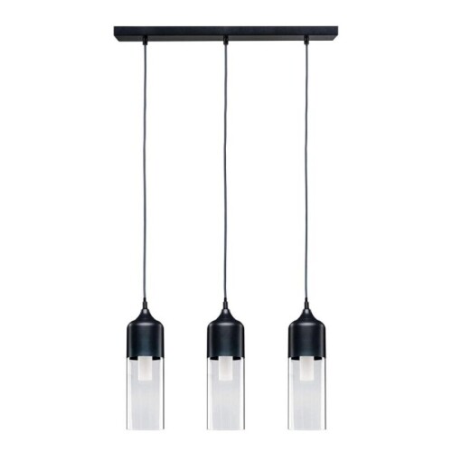 Lote 42 - Candeeiro suspenso Paulmann Neordic dá um toque de elegância moderna a qualquer espaço, com um design elegante em metal preto.
Esta elegante luminária acomoda três lâmpadas E27, permitindo uma iluminação personalizável (lâmpadas não incluídas), 