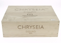 Lote 14 - CHRYSEIA 2019 - 3 garrafas de Vinho Tinto, Douro DOC 2019, Prats & Symington, S. João da Pesqueira, (750ml - 14,5%vol.). Nota: conjunto com um valor de venda de € 263.85. Em caixa de madaira original fechada. Consultar valor indicativo unitário 