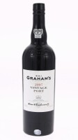 Lote 30 - PORTO GRAHAM'S VINTAGE 2007 - Garrafa de Vinho do Porto, Vintage 2007, Engarrafado em 2009, Symington Family Estates, (750ml - 20%vol.). Nota: garrafa idêntica à venda por € 107.90. Consultar valor indicativo em https://www.garrafeiranacional.co