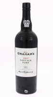 Lote 58 - PORTO GRAHAM'S VINTAGE 2007 - Garrafa de Vinho do Porto, Vintage 2007, Engarrafado em 2009, Symington Family Estates, (750ml - 20%vol.). Nota: garrafa idêntica à venda por € 107.90. Consultar valor indicativo em https://www.garrafeiranacional.co