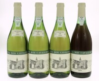 Lote 75 - DÃO PORTA DOS CAVALEIROS 1979 E 1998 - 4 garrafas de Vinho Branco, Dão DOC sendo 1 de 1979 e 3 de 1998, Caves São João, São João da Azenha ,Anadia, (750ml - 12%vol.)