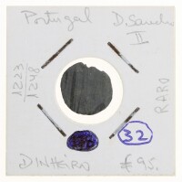 Lote 68 - PORTUGAL, MOEDA DE DINHEIRO, ANO 1223/1248 - Moeda da Monarquia Portuguesa de D.Sancho II de 1223/1248. Dim: 17 mm (aprox.). Nota: sem classificação atribuída pela Oportunity Leilões, cabe ao licitante atribuir a classificação e a valorização qu