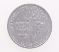 Lote 143 - PORTUGAL, MOEDA DE 200 ESCUDOS EM CUPRO-NÍQUEL), ANO 1997 - Moeda da República Portuguesa de 1997, José Anchietta.. Peso indicativo: 21,1 g. Dim: 36 mm (diâmetro). Nota: sem classificação atribuída pela Oportunity Leilões, cabe ao licitante atr