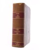 Lote 18 - "DIÁRIO DO GOVERNO" - Livro em pele com ferros e inscrições em ouro. Datado de 1964. II Série Setembro-Outubro. "Fundação António Inácio da Cruz" - Grandola. Dim. 31x23x9 cm Nota: com sinais de armazenamento