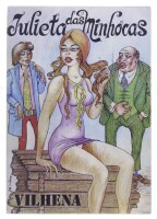 Lote 28 - "A JULIETA DAS MINHOCAS", LIVRO - Por José Vilhena, edição "Branco e Negroi", capa brochura, ilustrado. Nota: com sinais de uso e armazenamento