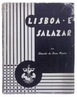 Lote 30 - "LISBOA E SALAZAR", LIVRO - por Eduardo de Sousa Pereira, de 1928/60, edição do autor, capa brochura, ilustrado. Nota: com sinais de uso e armazenamento