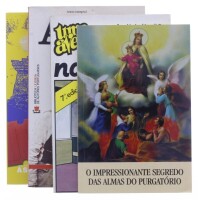 Lote 59 - CONJUNTO DE 4 LIVROS - Conjunto composto pelos seguintes títulos "Sete anos no Tibete", por Heinrich Harrer, "O impressionate segredo das almasdo purgatório", por Irmã Emmanuel e Maria Simma e "Uma aventura na escola", por Ana Maria Magalhães e 