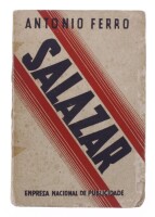 Lote 106 - "SALAZAR - O HOMEM E A SUA OBRA", LIVRO - por António Ferro, de 1933, edição Empresa Nacional de Publicidade, capa brochura. Nota: com sinais de uso e armazenamento