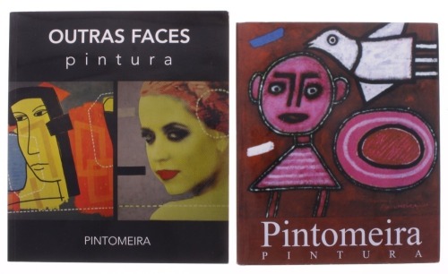 Lote 131 - "PINTOMEIRA PINTURA E OUTRAS FACES PINTOMEIRA", CATÁLOGOS - Conjunto de 2 catálogos de 2003 e 2010, capas brochura, ilustrados. Nota: com sinais de armazenamento