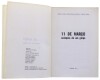 Lote 156 - "11 DE MARÇO: AUTÓPSIA DE UM GOLPE", LIVRO - por Jorge Feio, Fernanda leitão e Carlos Pina, de 1975, edição Agência Portuguesa de Revistas, capa mole. Nota: com sinais de uso e armazenamento - 2