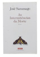 Lote 208 - "AS INTERMITÊNCIAS DA MORTE.", LIVRO - por José Saramago, de 2005, edição Caminho, capa brochura. Nota: com sinais de uso e armazenamento