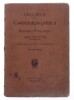 Lote 259 - "DISCURSOS SOBRE A CONSTITUIÇÃO NA RÉPUBLICA PORTUGUESA", LIVRO - por Teólfilo Braga, de 1911, edição Livraria Ferreira, capa brochura. Nota: com sinais de uso e armazenamento