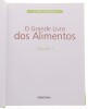 Lote 341 - "O GRANDE LIVRO DOS ALIMENTOS, VOL. 1", LIVRO - por Viver Melhor, de 2008, edição Círculo de Leitores, de capa dura, ilustrado Nota: com sinais de uso e armazenamento - 2