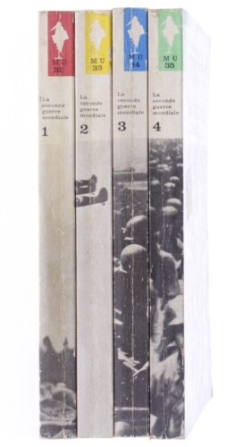 Lote 354 - "L`HISTOIRE VÉCUE DE LA SECONDE GUERRE MONDIALE", LIVROS - Conjunto de 4 livros pelos seguintes títulos "L`agression -De la paix manqumanquée à la guerre-éclair", "Le siège - Du blitz à l`avance japonaise", " La riposte - Stalingrad, Midway, El