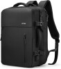 Lote 7 - Mochila de viagem HOMIEE 40L, expansível, resistente à água, com capacidade para um portátil de 15,6”. Inclui alças almofadadas, fechos de correr antirroubo e separação entre húmido e seco. Ideal para viagens de fim de semana e viagens de negócio