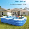 Lote 17 - Pack de duas Piscinas insufláveis grande Duerer: Esta piscina familiar é fabricada com materiais sem BPA, acomodando 3-5 membros da família para diversão no verão. Com uma espessura durável de 0,4 mm, foi concebida para resistir a furos e inclui