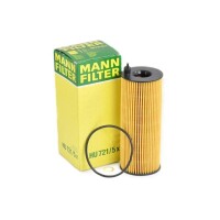 Lote 68 - Filtro de óleo Mann-Filter HU721/5x: Inserção de filtro de óleo de alta qualidade com uma altura de 172 mm, um diâmetro exterior de 64 mm e um diâmetro interior de 26 mm. Compatível com os modelos BMW com os números OE 11427805707 e 11427807177.