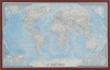 Lote 25 - MAPA - "O Mundo" - Impressão a cores sobre papel de Mapa Mundi da National Geographic com legendas em português. Escala 1:46.36.000. Dim: 55x88 cm (moldura com 60x93 cm)