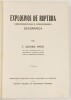 Lote 7 - EXPLOSIVOS DE RUPTURA. CARACTERÍSTICAS E PROPRIEDADES. SEGURANÇA - E. Oliveira Pinto, Ten. Cor. Engº do S.M; vogal da comissão de Explosivos, Lisboa, Ministério do Exército; INIC, 1960. Raríssimo. Encadernação editorial em brochura. Conserva os d - 2