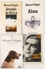 Lote 72 - MANUEL ALEGRE: O CANTO E AS ARMAS; 1ª EDIÇÃO: JORNADA DE ÁFRICA (ROMANCE DE AMOR E MORTE DO ALFERES SEBASTIÃO); CÃO COMO NÓS; . 4 OBRAS - Manuel Alegre, Póvoa de Varzim, Tipografia Camões, 1970, Lisboa, Publicações Dom Quixote, 1989; 2002; 1996.