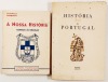 Lote 88 - A NOSSA HISTÓRIA CONTADA ÀS CRIANÇAS; HISTÓRIA BREVE DE PORTUGAL. 2 OBRAS - Romeu Pimenta, Porto, Livraria Figueirinhas, [s.d.]; Caetano Beirão, Lisboa, Editorial Logos, [s.d.]. Encadernações editoriais em brochura. Nota: carimbo de posse; miolo