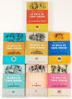 Lote 106 - EM BUSCA DO TEMPO PERDIDO: NO CAMINHO DE SWAN; À SOMBRA DAS RAPARIGAS EM FLOR; O CAMINHO DE GUERMANTES; SODOMA E GOMORRA; A PRISIONEIRA; A FUGITIVA; O TEMPO REDESCOBERTO. 7 VOLS - Marcel Proust, Lisboa, Edição «Livros do Brasil», [s.d.]. 7 vols