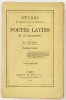 Lote 148 - ÉTUDES DE MOEURS ET DE CRITIQUE SUR LES POETES LATINS DE LA DÉCADENCE. 2 TOMOS - D. Nisard, Paris, Librairie Hachette et Cie, 1888. 2 tomos, obra completa. Rara, de alcance internacional. Encadernações editoriais em brochura. Conserva as raras - 2