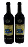 Lote 2005 - Duas garrafas de Vinho Tinto, da Região de Palmela, Almargem - Dom Teodósio, 1996, (12,5% vol. - 750 ml).