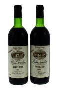 Lote 2014 - Duas garrafas de Vinho Tinto, da Região da Bairrada, Borlido, Reserva 1989, (12% vol. - 750 ml).