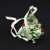 Lote 15 - SWAROVSKI, ÁRVORE DE NATAL - Em cristal lapidado verde e cristais encarnados. Dim: 4,5 cm. Nota: com um pvp original de € 120 - 4