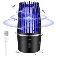 Lote 6 - Bug Zapper 2 em 1 com lâmpada UV, armadilha elétrica para mosquitos para uso interior e exterior. Eficaz para quartos, campismo e jardins. Mata insetos de forma rápida e eficiente. O artigo provém de uma encomenda não entregue ao cliente, está em