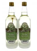 Lote 2611 - Duas garrafas de Anis Escarchado, Albergaria, (22,5% vol. - 1 l).