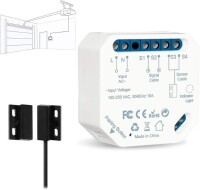 Lote 42 - Abertura inteligente de portas de garagem, sem necessidade de hub, controlo remoto WiFi com a aplicação Smart Life, controlo por voz. O artigo provém de uma encomenda não entregue ao cliente, está em estado novo, nunca usado, sendo vendido no es