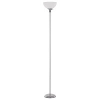 Lote 143 - Candeeiro de pé LED OUTON, regulável com controlo remoto, 9W 810LM, 4 temperaturas de cor, temporizador 1H, função de memória. Perfeito para sala de estar, quarto, escritório. Acabamento cinzento. O artigo provém de uma encomenda não entregue a