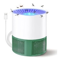 Lote 394 - Aparatoo USB, mata-insectos elétrico, verde, armadilha para moscas e mosquitos de 1 peça com luz, ideal para cozinha, interior e exterior. O artigo provém de uma encomenda não entregue ao cliente, está em estado novo, nunca usado, sendo vendido